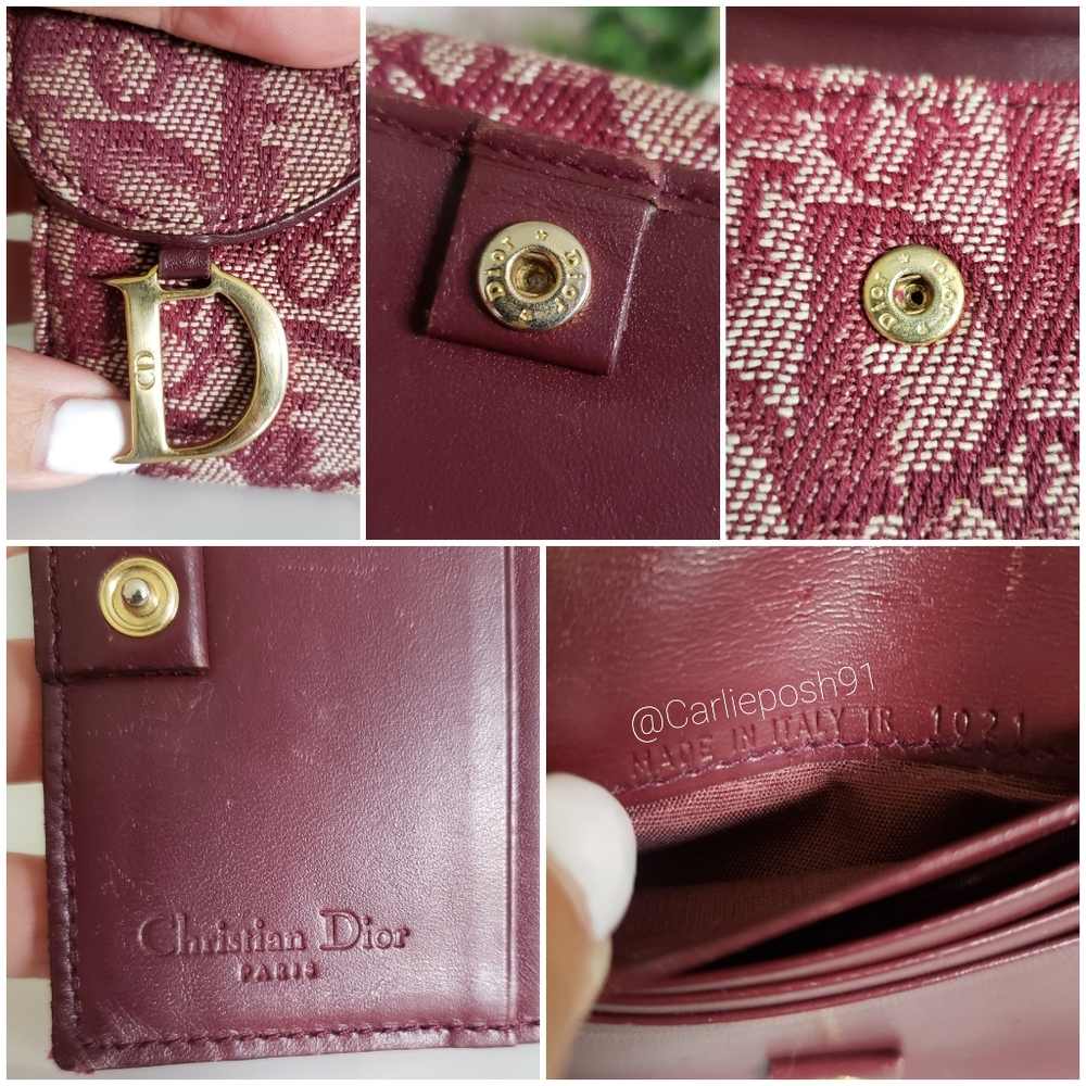 *SOLD* Authentic Pre-owned Vintage Dior Compact Saddle Wallet - Picture 12 of 13